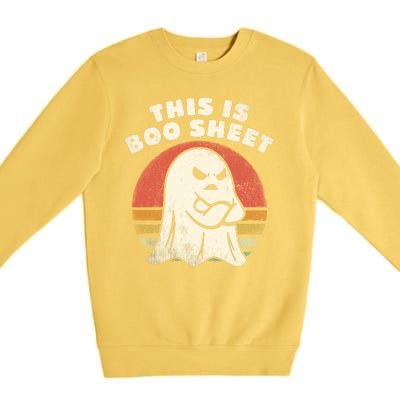 Funny Halloween This Is Boo Sheet Halloween Costumes For Adults Kids Premium Crewneck Sweatshirt