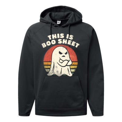 Funny Halloween This Is Boo Sheet Halloween Costumes For Adults Kids Performance Fleece Hoodie