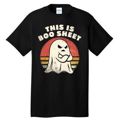 Funny Halloween This Is Boo Sheet Halloween Costumes For Adults Kids Tall T-Shirt