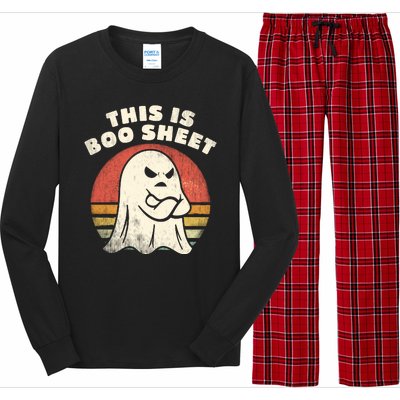 Funny Halloween This Is Boo Sheet Halloween Costumes For Adults Kids Long Sleeve Pajama Set