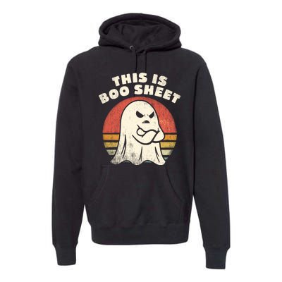 Funny Halloween This Is Boo Sheet Halloween Costumes For Adults Kids Premium Hoodie