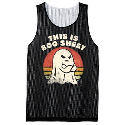 Funny Halloween This Is Boo Sheet Halloween Costumes For Adults Kids Mesh Reversible Basketball Jersey Tank