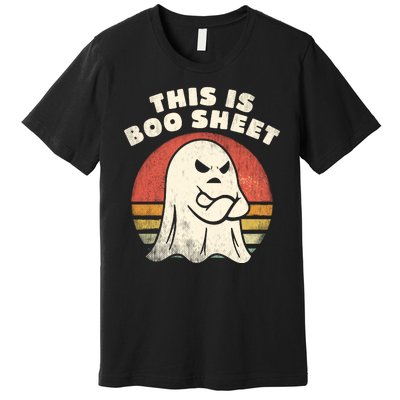 Funny Halloween This Is Boo Sheet Halloween Costumes For Adults Kids Premium T-Shirt