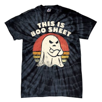 Funny Halloween This Is Boo Sheet Halloween Costumes For Adults Kids Tie-Dye T-Shirt