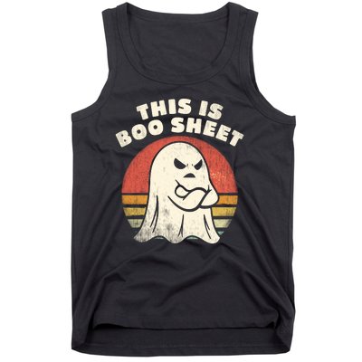 Funny Halloween This Is Boo Sheet Halloween Costumes For Adults Kids Tank Top