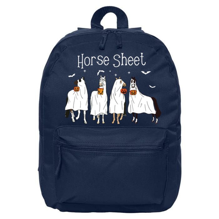 Funny Horse This Is Boo Sheet Ghost Boo Halloween Outfit 16 in Basic Backpack