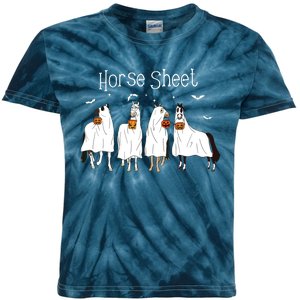 Funny Horse This Is Boo Sheet Ghost Boo Halloween Outfit Kids Tie-Dye T-Shirt