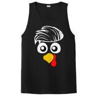 Funny Handsom Turkey Face, Hairstyle for Thanksgiving party PosiCharge Competitor Tank