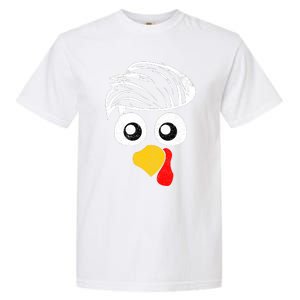 Funny Handsom Turkey Face, Hairstyle for Thanksgiving party Garment-Dyed Heavyweight T-Shirt