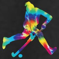 Field Hockey Tie Dye Adult Drive Performance Visor