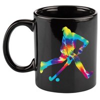 Field Hockey Tie Dye 11oz C Handle Ceramic Mug