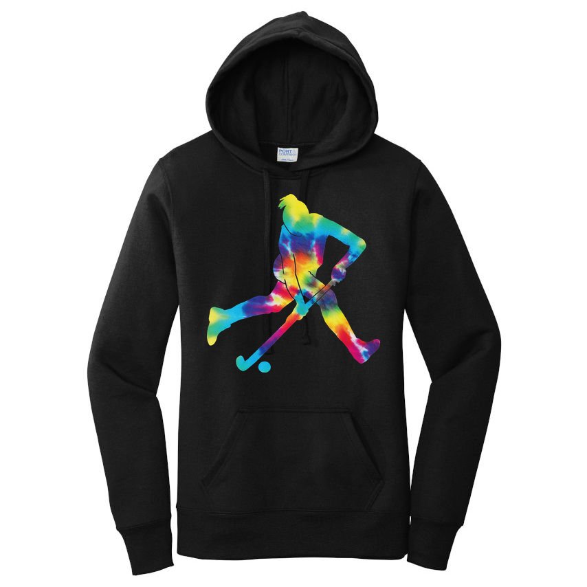 Field Hockey Tie Dye Women's Pullover Hoodie