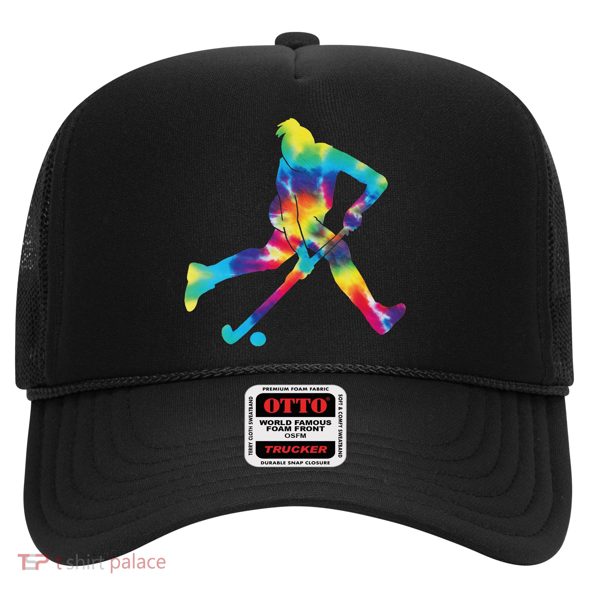 Field Hockey Tie Dye Trucker Hat