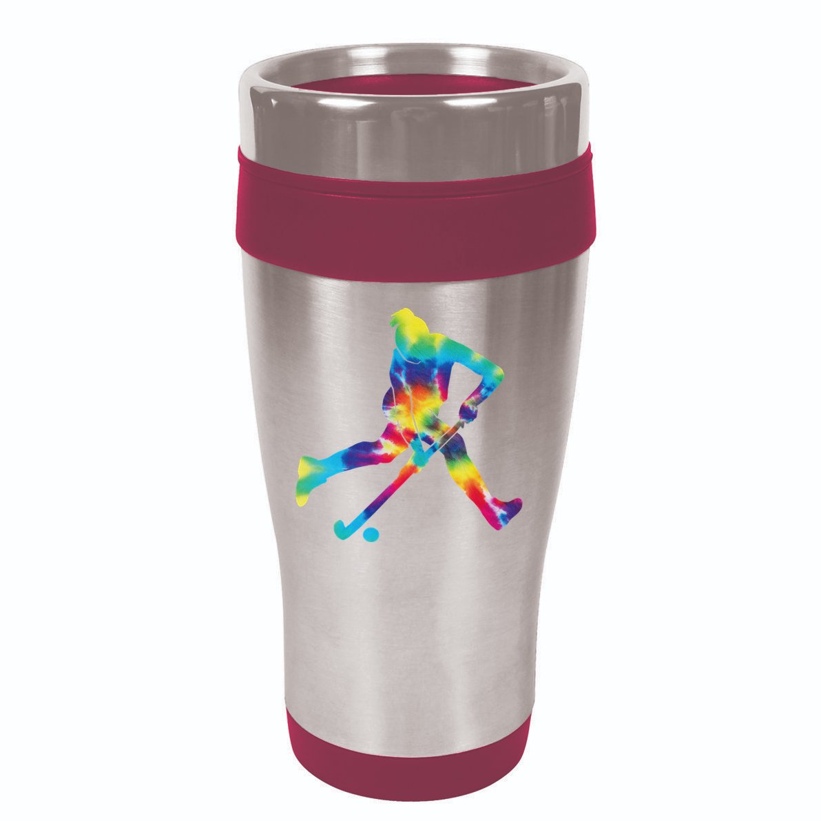 Field Hockey Tie Dye 16oz Travel Tumbler