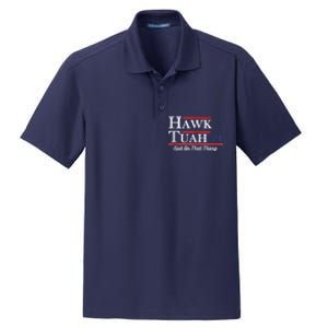 Funny Hawk Tuah 24 Spit On That Thing Presidential Candidate Parody Dry Zone Grid Polo