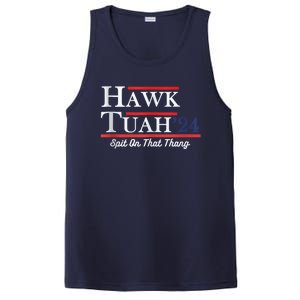 Funny Hawk Tuah 24 Spit On That Thing Presidential Candidate Parody PosiCharge Competitor Tank