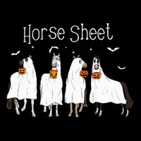 Funny Horse This is Boo Sheet Ghost Boo Halloween Outfit Flat Bill Trucker Hat