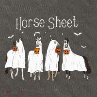 Funny Horse This is Boo Sheet Ghost Boo Halloween Outfit Cotton Canvas Backpack