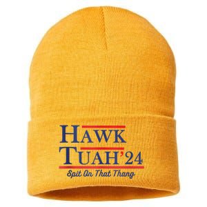 Funny Hawk Tuah 24 Sustainable Knit Beanie