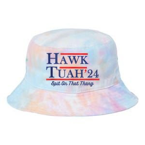 Funny Hawk Tuah 24 Tie Dye Newport Bucket Hat