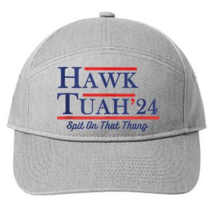 Funny Hawk Tuah 24 7-Panel Snapback Hat