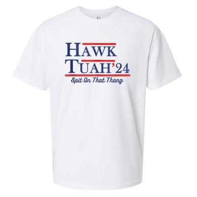 Funny Hawk Tuah 24 Sueded Cloud Jersey T-Shirt