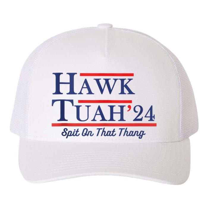 Funny Hawk Tuah 24 Yupoong Adult 5-Panel Trucker Hat