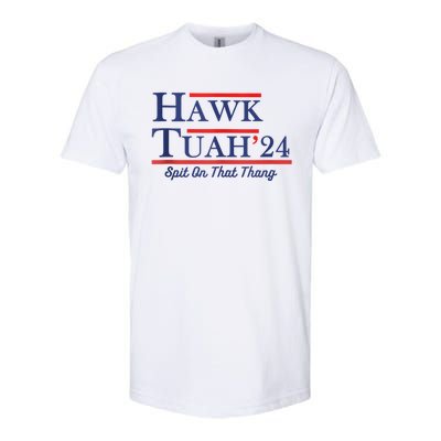 Funny Hawk Tuah 24 Softstyle CVC T-Shirt