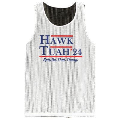 Funny Hawk Tuah 24 Mesh Reversible Basketball Jersey Tank