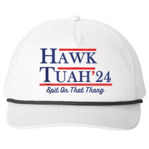 Funny Hawk Tuah 24 Snapback Five-Panel Rope Hat