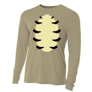 Funny Halloween Tiger Belly Tiger Group Matching Cooling Performance Long Sleeve Crew