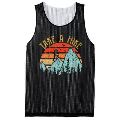 Funny Hikingshirt Take A Hike Mountain Hiker Mesh Reversible Basketball Jersey Tank