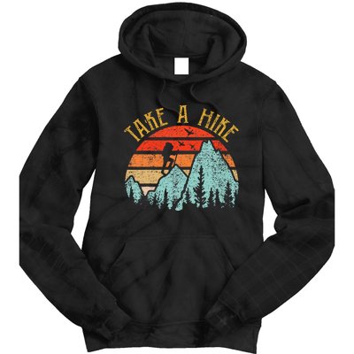 Funny Hikingshirt Take A Hike Mountain Hiker Tie Dye Hoodie