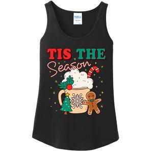 Festive Holiday Treats Christmas Tree Cake Gingerbread Santa Cookies Ladies Essential Tank