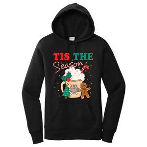 Festive Holiday Treats Christmas Tree Cake Gingerbread Santa Cookies Women's Pullover Hoodie