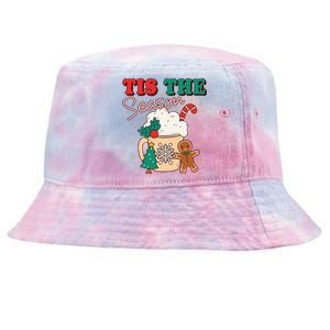 Festive Holiday Treats Christmas Tree Cake Gingerbread Santa Cookies Tie-Dyed Bucket Hat