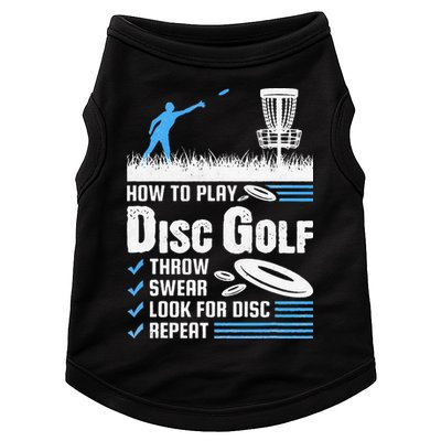 Funny How To Play Disc Golf Doggie Tank