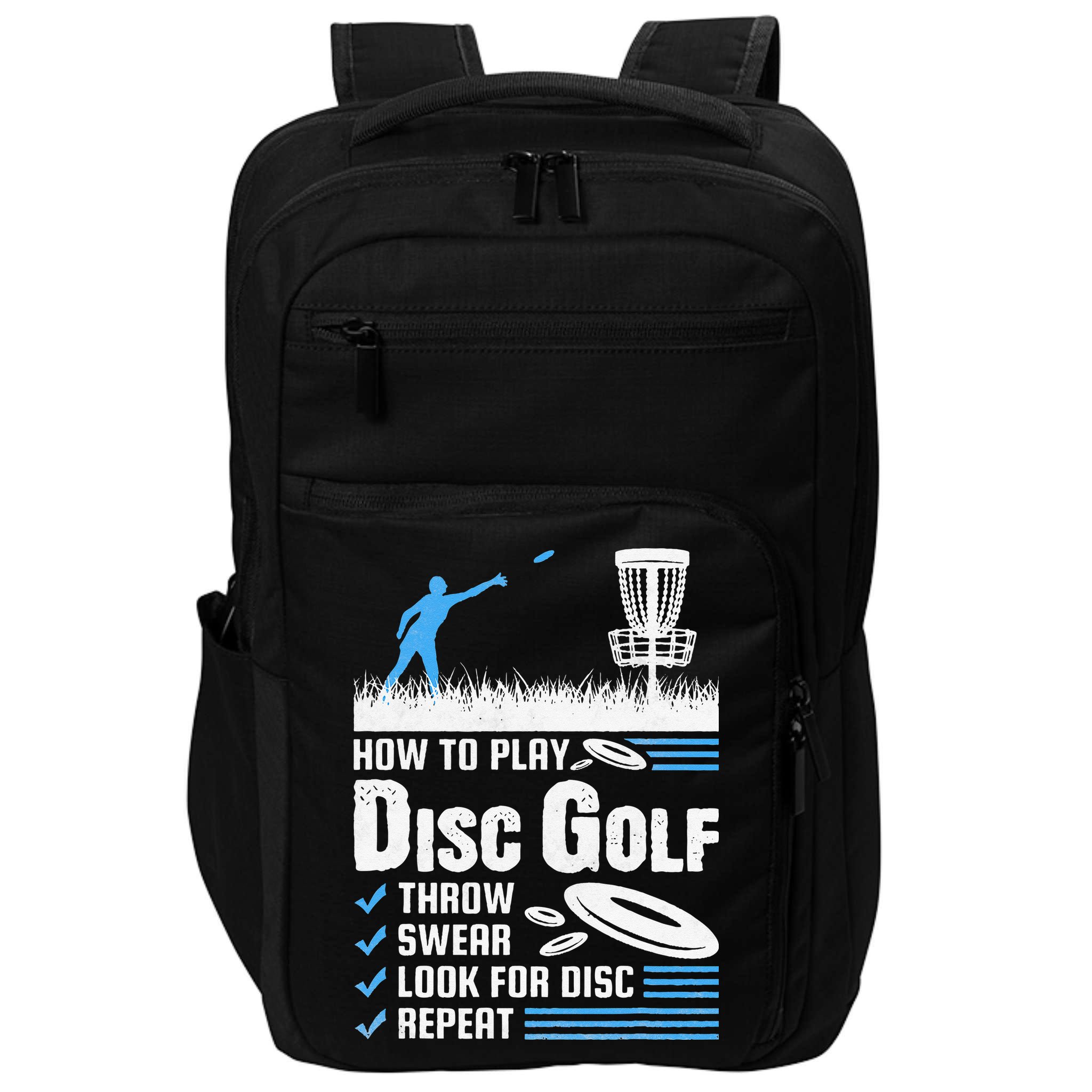 Funny How To Play Disc Golf Impact Tech Backpack