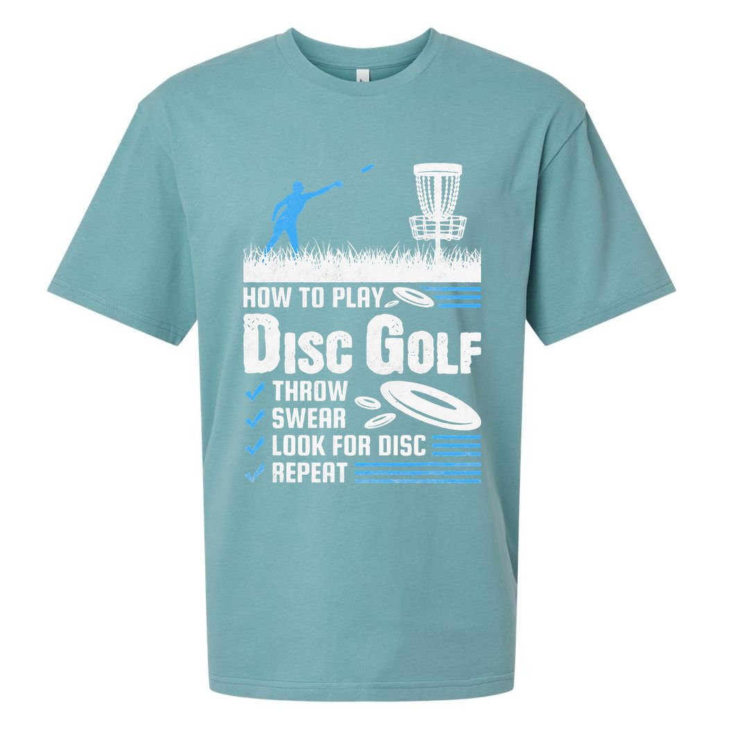 Funny How To Play Disc Golf Sueded Cloud Jersey T-Shirt