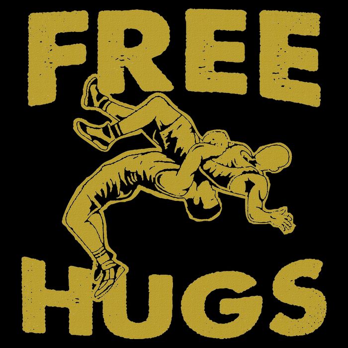 Free Hugs T Wrestling Gift For Coach Wrestler Backpack