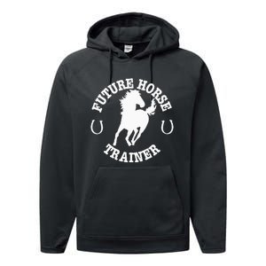 Future Horse Trainer For  Performance Fleece Hoodie