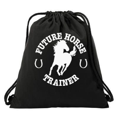 Future Horse Trainer For  Drawstring Bag