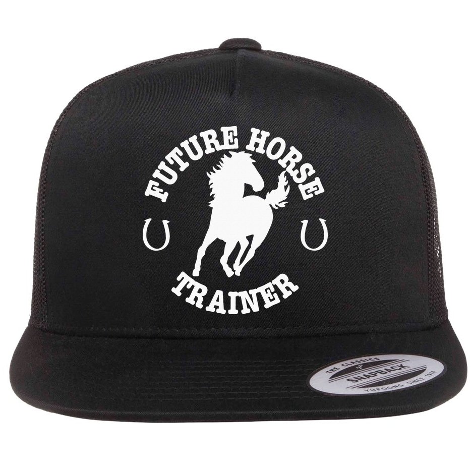 Future Horse Trainer For  Flat Bill Trucker Hat