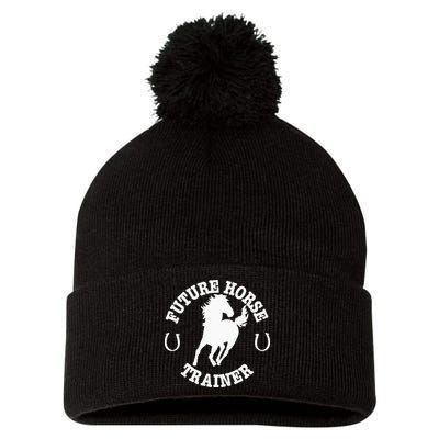 Future Horse Trainer For  Pom Pom 12in Knit Beanie
