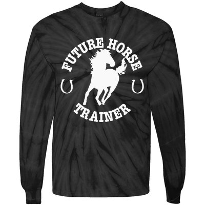 Future Horse Trainer For  Tie-Dye Long Sleeve Shirt