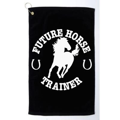 Future Horse Trainer For  Golf Towel