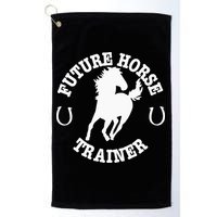 Future Horse Trainer For  Golf Towel