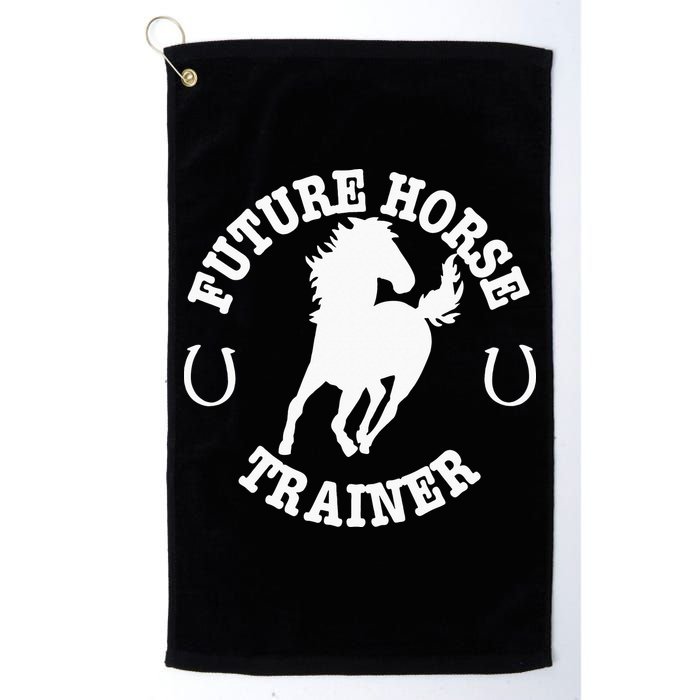 Future Horse Trainer For  Golf Towel