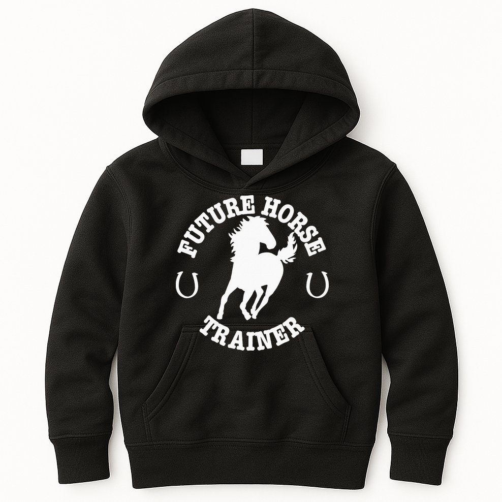 Future Horse Trainer For  Kids Hoodie