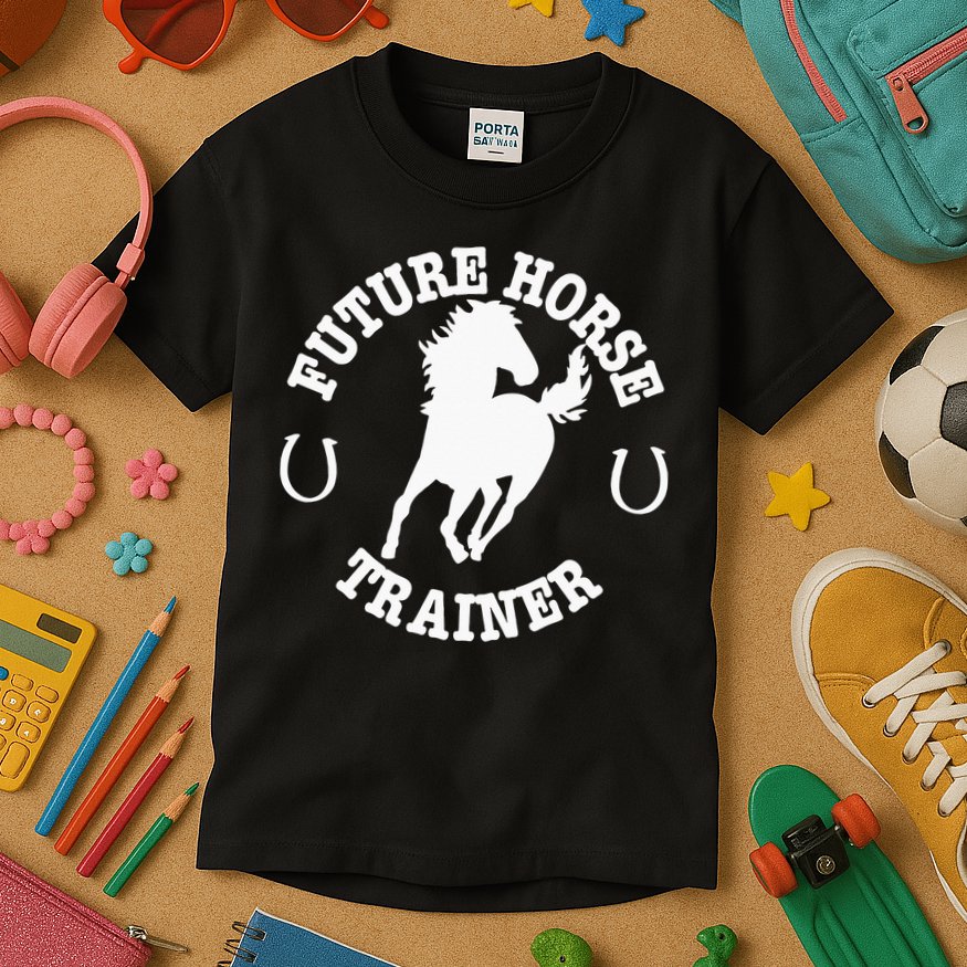 Future Horse Trainer For  Kids T-Shirt